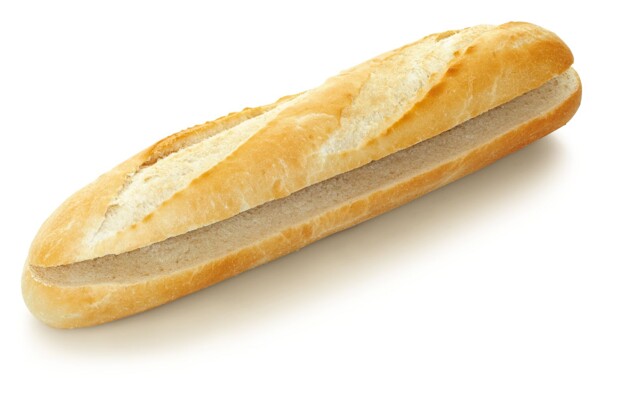 Předpečená bílá bageta, plně dopečená 130 g